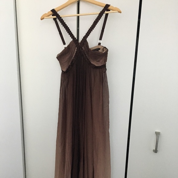 BCBGMaxAzria Dresses & Skirts - BCBGMaxAzria Front Criss Cross Bridesmaid Dress 4